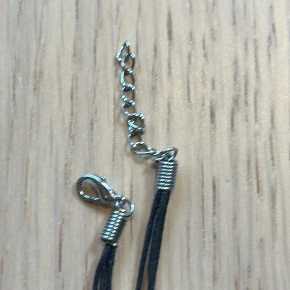 Purple Pendant & Rope Chain - Picture 5 of 5